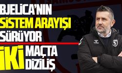 Samsunspor'da Bjelica’nın sistem arayışı sürüyor