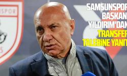 Samsunspor Başkanı Yıldırım'dan transfer talebine yanıt