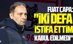 Samsunspor'da Fuat Çapa'dan istifa iddialarına yanıt