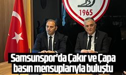 Samsunspor'da Çakır ve Çapa basın mensuplarıyla buluşuyor #CANLI