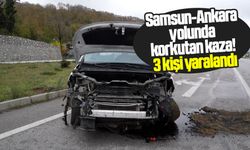 Samsun'da yağışlı hava kazayı beraberinde getirdi