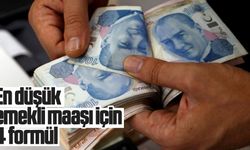 En düşük emekli maaşı için 4 formül