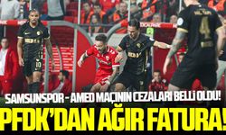 Samsunspor - Amed maçının cezaları belli oldu!
