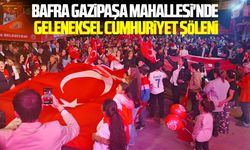 Bafra Gazipaşa Mahallesi'nde geleneksel Cumhuriyet şöleni