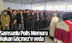 Samsunlu Polis Memuru Hakan Göçmez'e veda