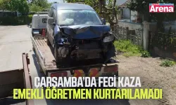 Çarşamba'da feci kaza: Emekli öğretmen kurturılamadı!