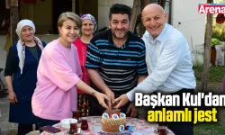 Başkan Kul'dan anlamlı jest: 52 yaşında ilk doğum günü pastasını kesti