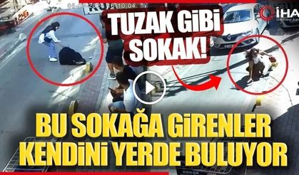 Bu Sokağa Girenler Kendini Yerde Buluyor
