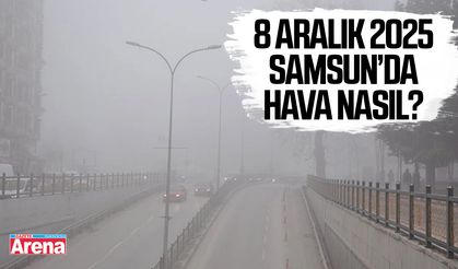 8 Aralık 2025 Samsun hava durumu