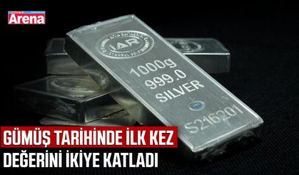 Gümüş tarihinde ilk kez değerini ikiye katladı