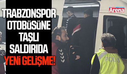 Trabzonspor otobüsüne taşlı saldırıda yeni gelişme!