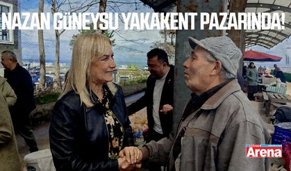 Nazan Güneysu Yakakent pazarında!