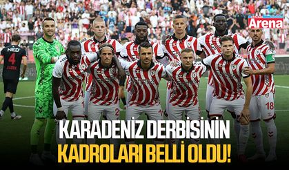 Çaykur Rizespor - Samsunspor maçı kadroları açıklandı