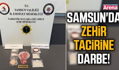 Samsun'da zehir tacirine darbe!