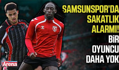 Samsunspor’da çifte sakatlık şoku!