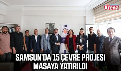 Samsun’da 15 çevre projesi masaya yatırıldı