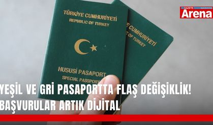 Yeşil ve gri pasaportta flaş değişiklik! Başvurular artık dijital