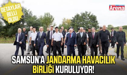 Samsun’da Jandarma Havacılık Birliği için önemli adım