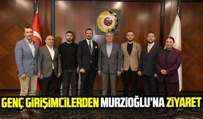 Samsun’da genç girişimcilerden Murzioğlu’na ziyaret