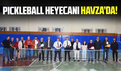 Pickleball eğitimi Havza’da devam etti