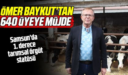 Samsun’da 640 yetiştiriciye yeni destek avantajı