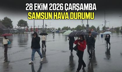 28 Ekim 2026 Çarşamba Samsun hava durumu