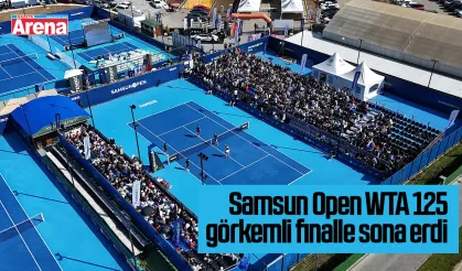 Samsun Open WTA 125 görkemli finalle sona erdi