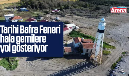 Tarihi Bafra Feneri hala gemilere yol gösteriyor