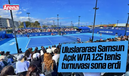 Uluslararası Samsun Açık WTA 125 tenis turnuvası sona erdi