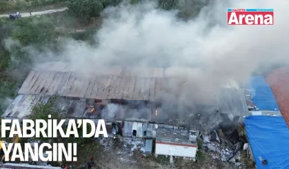 Fabrikada korkutan yangın
