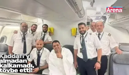 Hacca Giden Uçak Amer Kaddafi’yi Almadan Kalkamadı, Pilot Tövbe Etti!