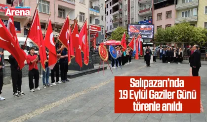 Salıpazarı’nda 19 Eylül Gaziler Günü törenle anıldı