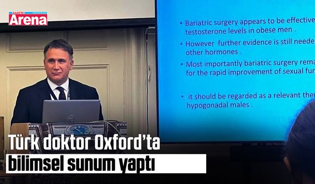 Türk doktor Oxford’ta bilimsel sunum yaptı