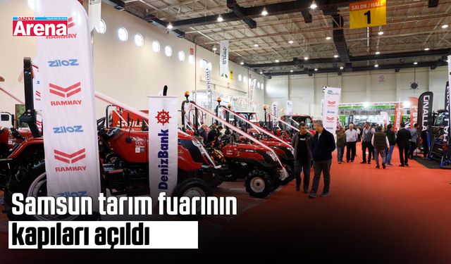 Samsun tarım fuarının kapıları açıldı