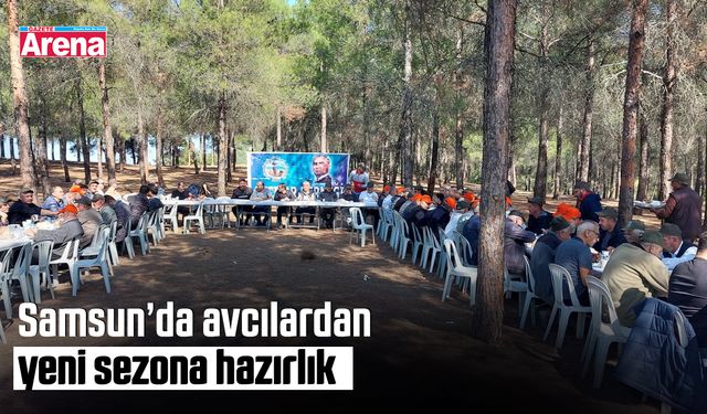 Samsun’da avcılardan yeni sezona hazırlık