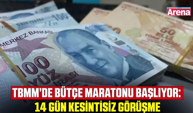 TBMM’de bütçe maratonu başlıyor: 14 Gün kesintisiz görüşme