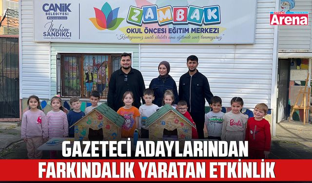 Gazeteci adaylarından farkındalık yaratan etkinlik