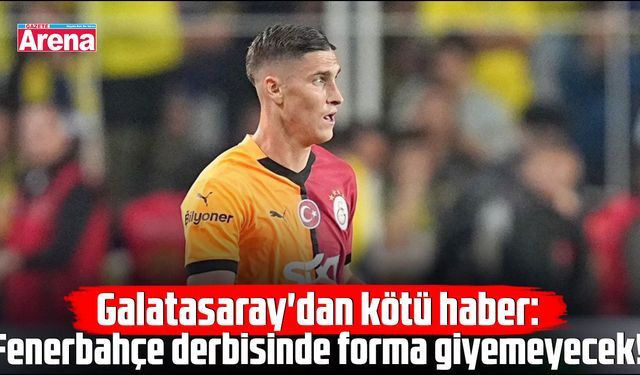 Galatasaray'dan kötü haber!