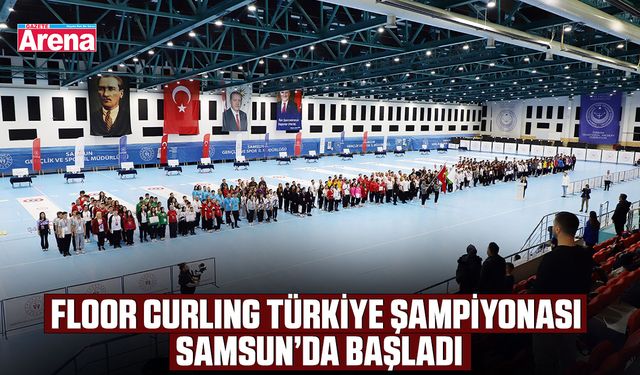 Floor Curling Türkiye şampiyonası Samsun’da başladı
