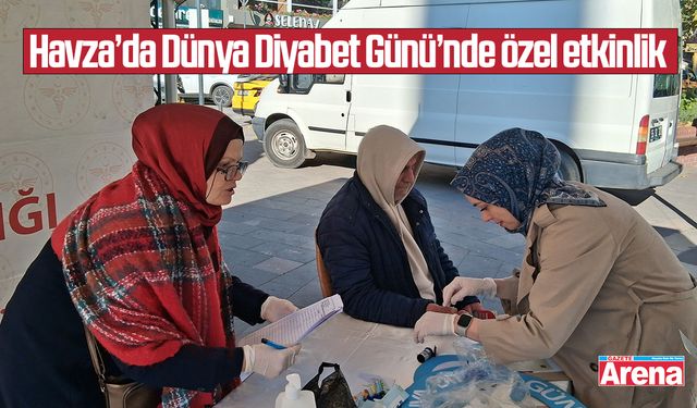 Havza’da Dünya Diyabet Günü’nde özel etkinlik