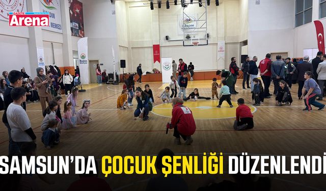 Samsun'da çocuk şenliği düzenlendi