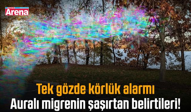 Tek gözde körlük alarmı: Auralı migrenin şaşırtan belirtileri!
