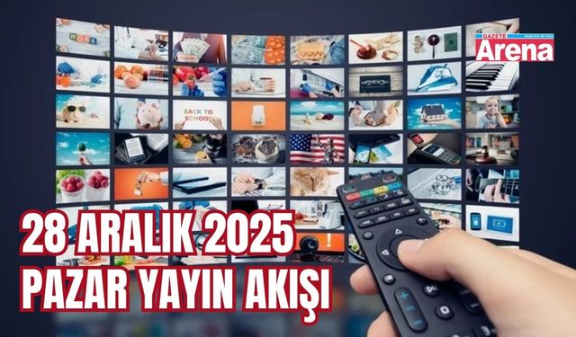 28 Aralık 2025 Pazar yayın akışı