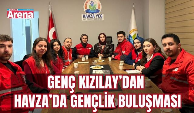Genç Kızılay’dan Havza’da gençlik buluşması