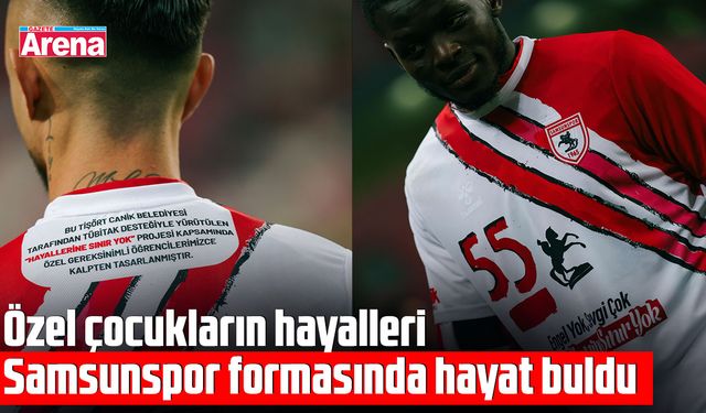 Samsunspor'dan anlamlı farkındalık hareketi