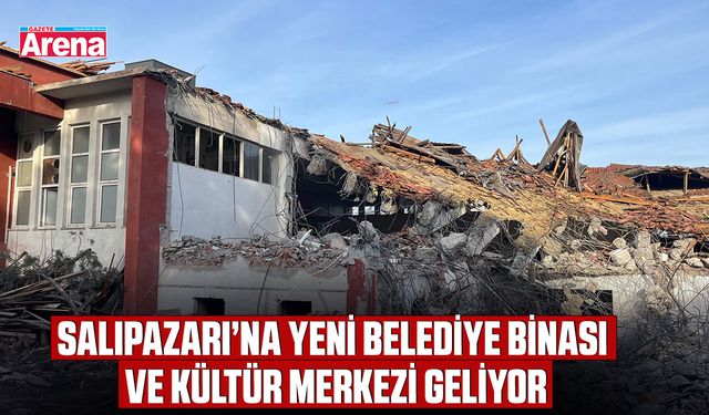Salıpazarı’na yeni belediye binası ve kültür merkezi geliyor