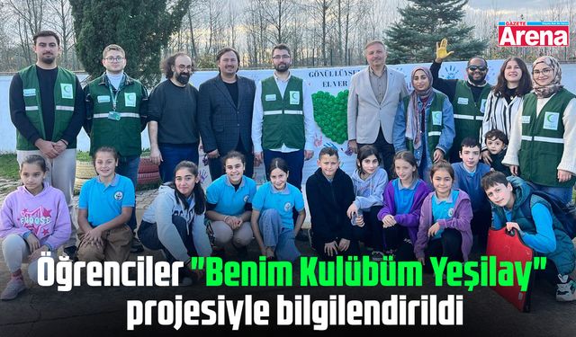 Terme’de öğrencilere Yeşilay eğitimi