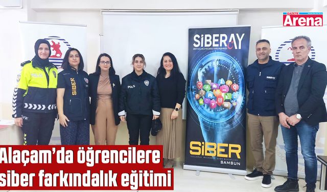 Alaçam’da öğrencilere siber farkındalık eğitimi
