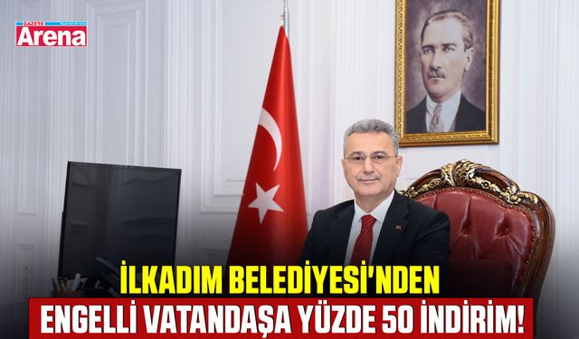 İlkadım Belediyesi'nden engelli vatandaşa yüzde 50 indirim!