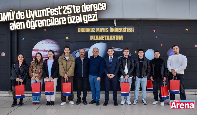 UyumFest’25’te derece alan öğrencilere özel gezi